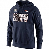 Men's Denver Broncos Nike 2015 AFC Conference Champions Broncos Country Hoodie - Navy Blue,baseball caps,new era cap wholesale,wholesale hats